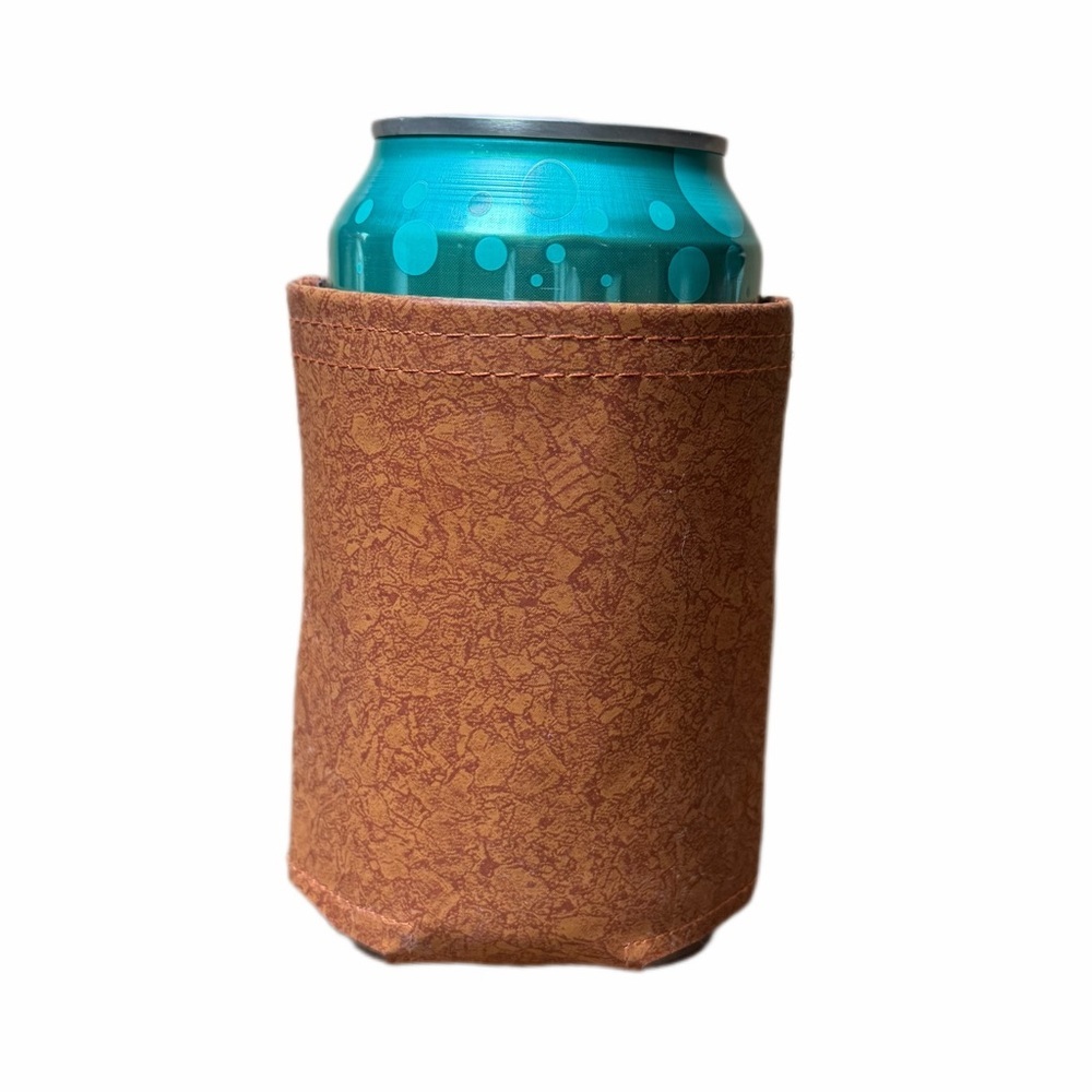 Brown Can Cooler Sleeve handmade